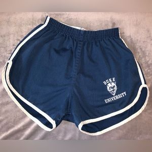 RARE! Vtg Duke Blue Devil Women’s Stretch Waist Athletic Shorts